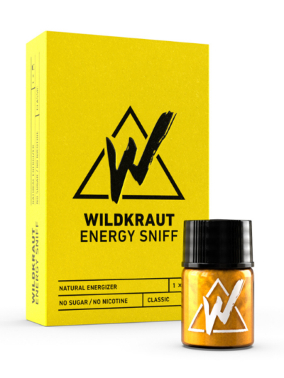 Gelbe Wildkraut - Verpackung mit Schnupffläschchen